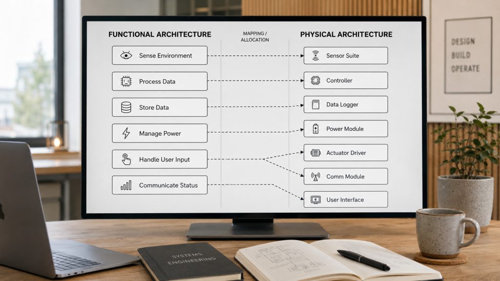 functional vs physical architecture